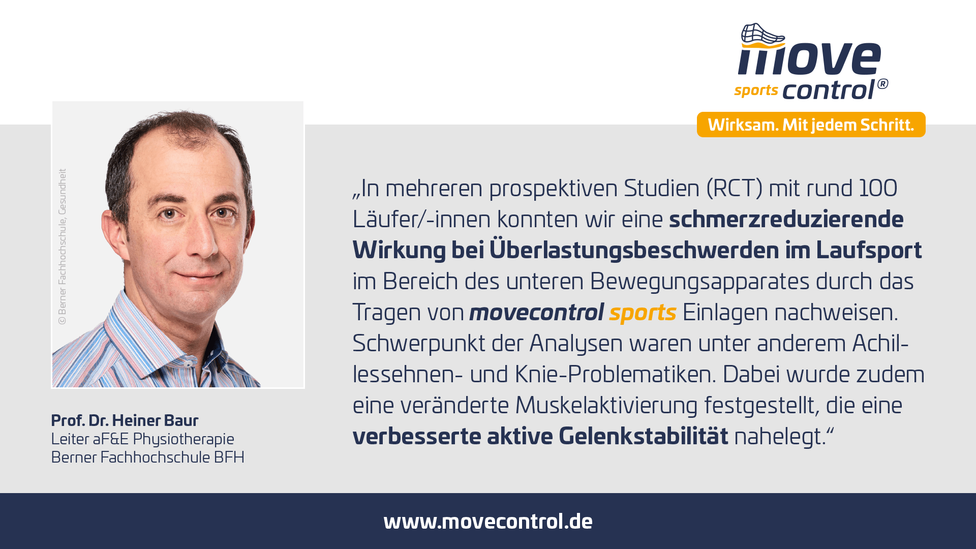 Das Bild zeigt Herrn Prof. Dr. Heiner Baur